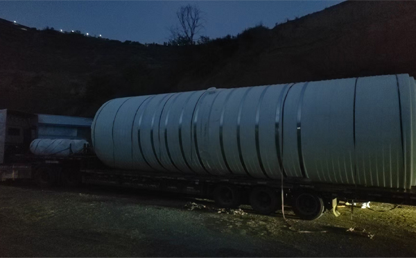 通渭圆桶运输途中